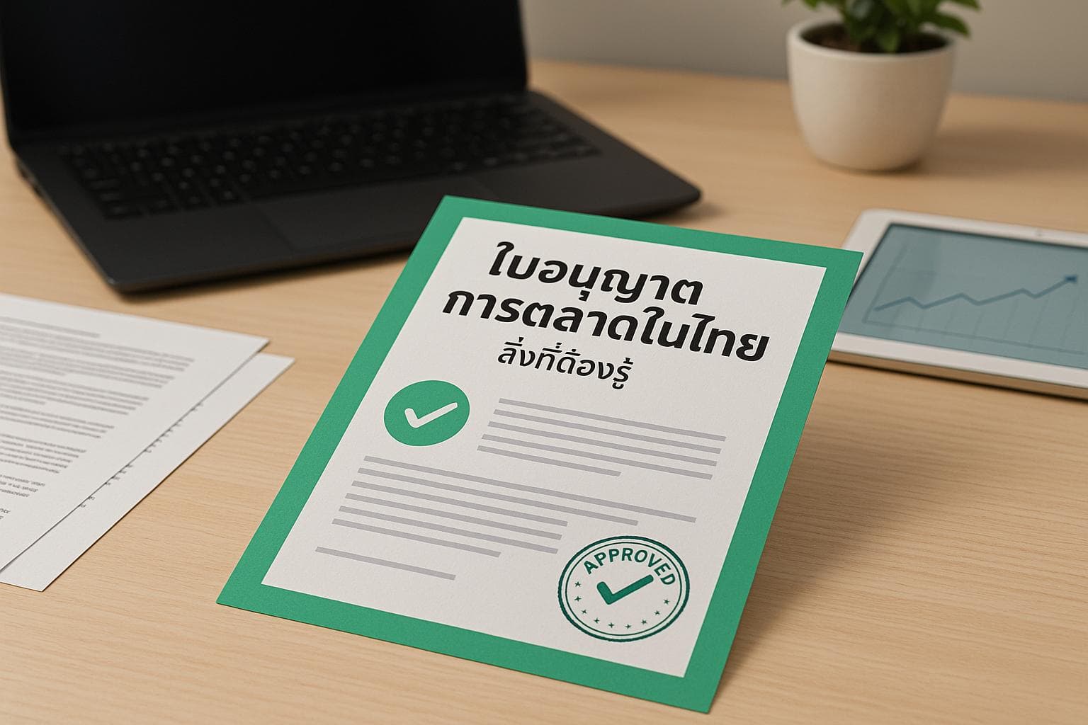 ใบอนุญาตการตลาดในไทย: สิ่งที่ต้องรู้